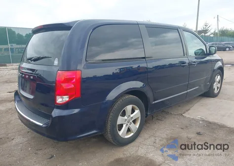 2013 Dodge Grand Caravan Se из США, поврежденный, VIN 2C4RDGBG8DR699999